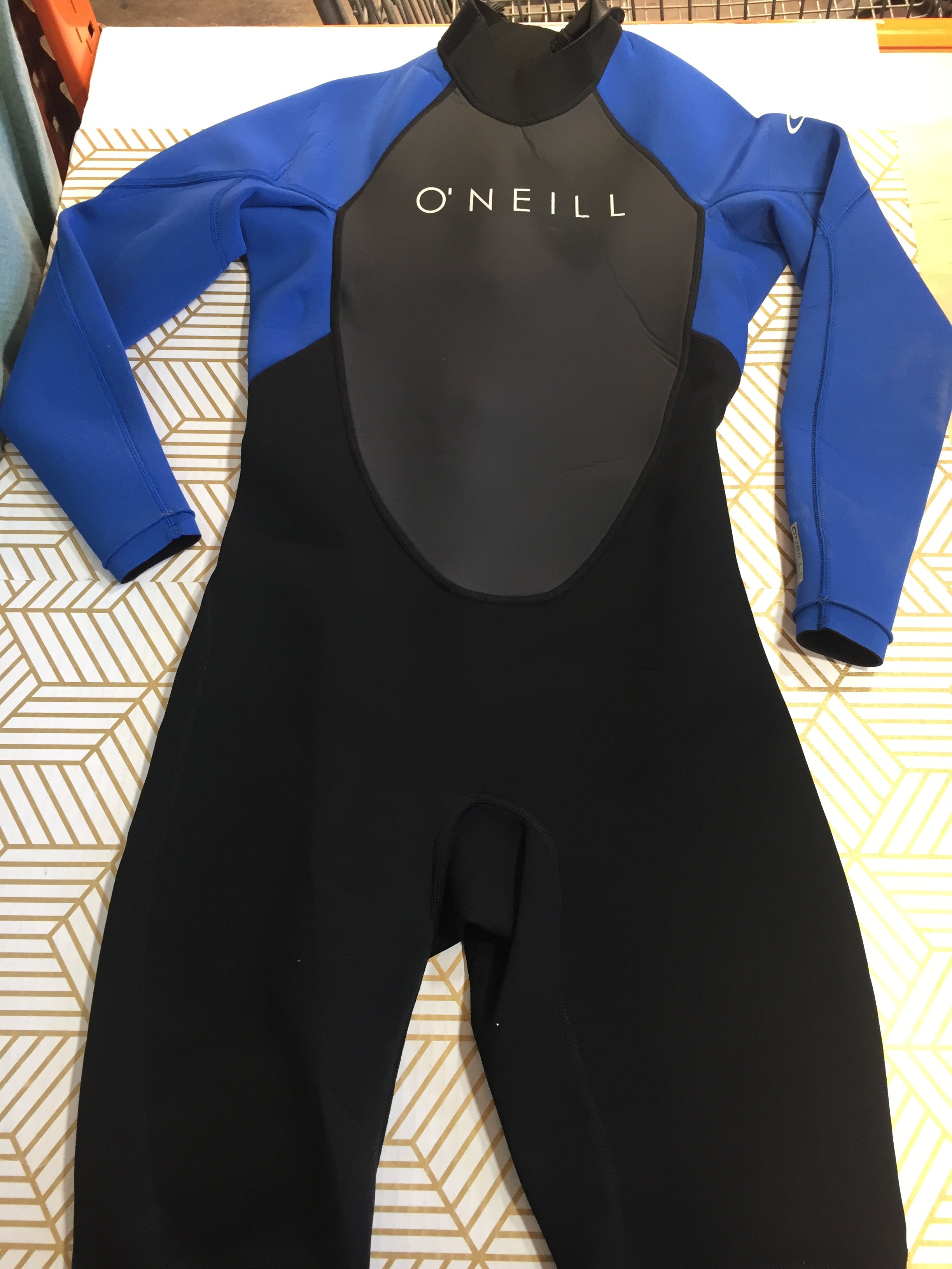 O'Neill Men's Reactor 3/2mm Back Zip Full Wetsuit - Size Medium (7762981814510)